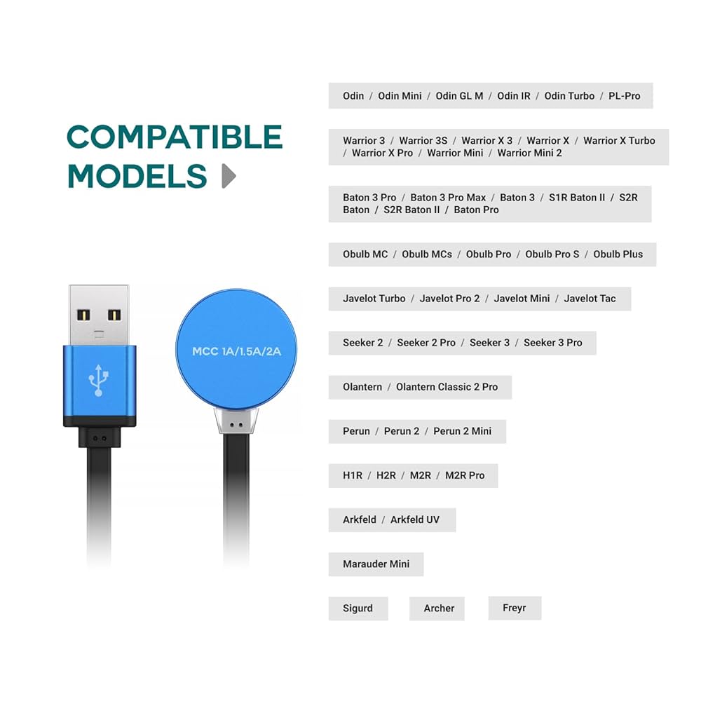 Amazon.com: xsdtech MCC3 1A/1.5A/2A Magnetic Charger Only